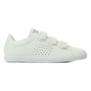 Rabais Le Coq Sportif Agate Lo Strap Lea Blanc - Chaussures Baskets Basses Femme